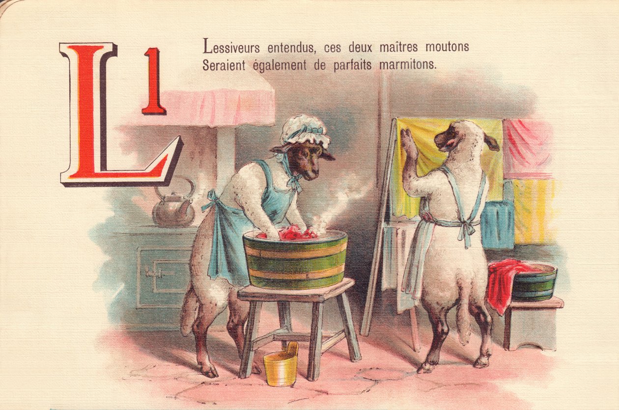 L: Detersivi per bucato ascoltati, queste due pecore maestre sarebbero anche perfette pentole da French School