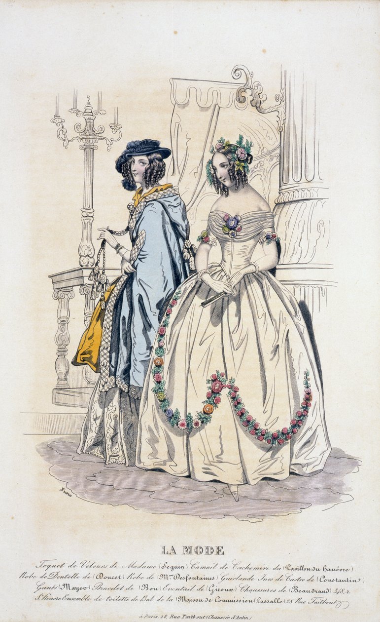 La Moda: Pubblicità per la Moda Femminile del XIX Secolo da French School