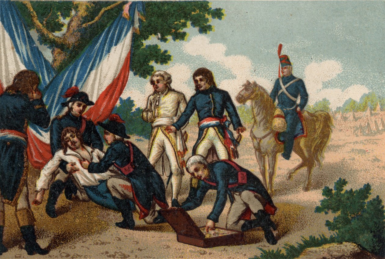 La morte del generale Marceau (Francois-Severin Desgraviers Marceau) da French School
