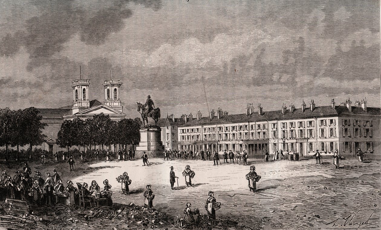 La Roche-sur-Yon - Paesi della Loira - piazza Napoleone da French School