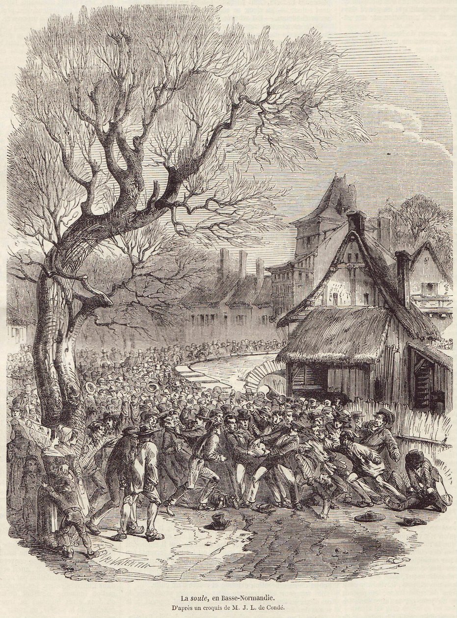 La Soule, in Bassa Normandia, pub. 28 febbraio 1852 da French School