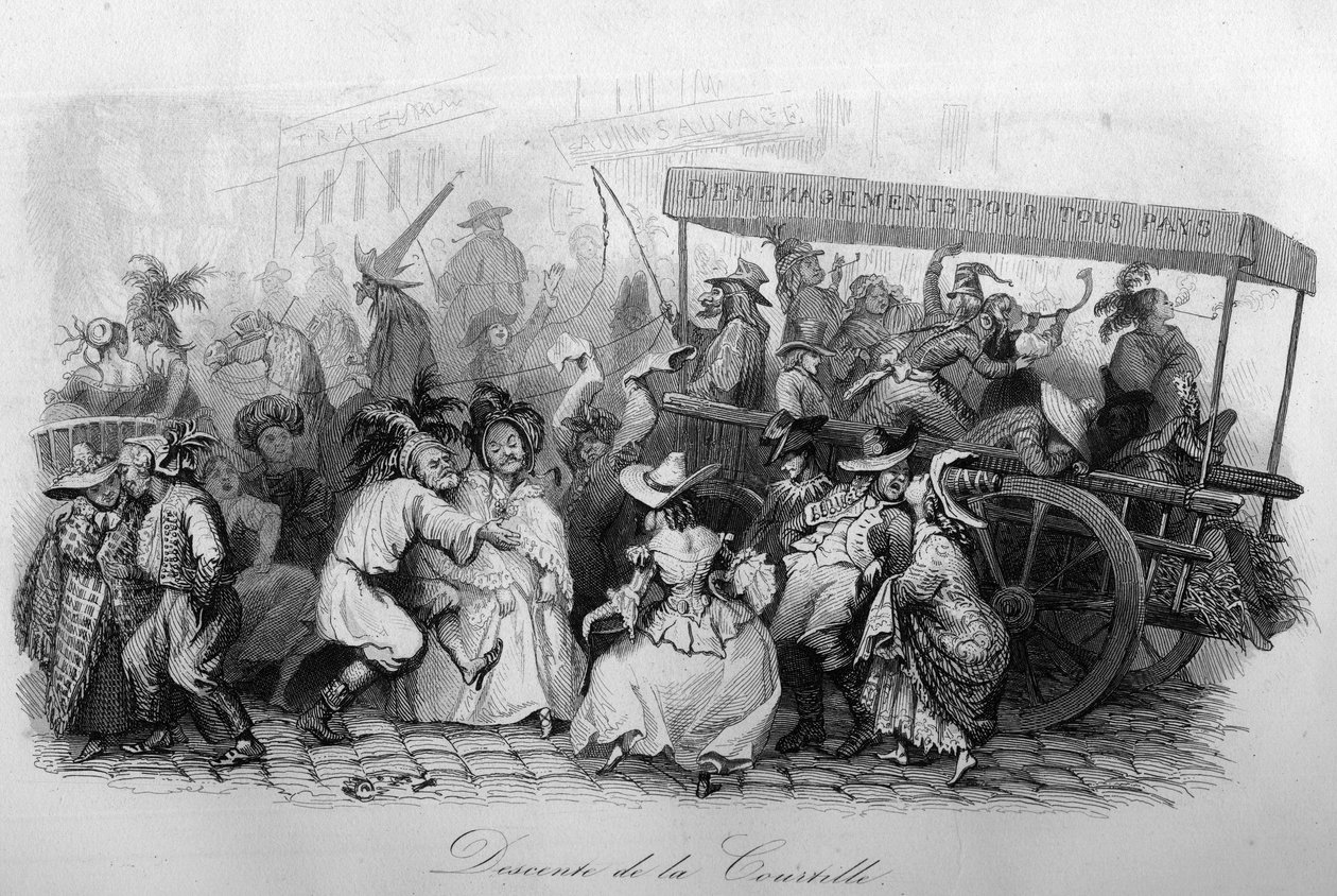 Der Abstieg von Courtille (