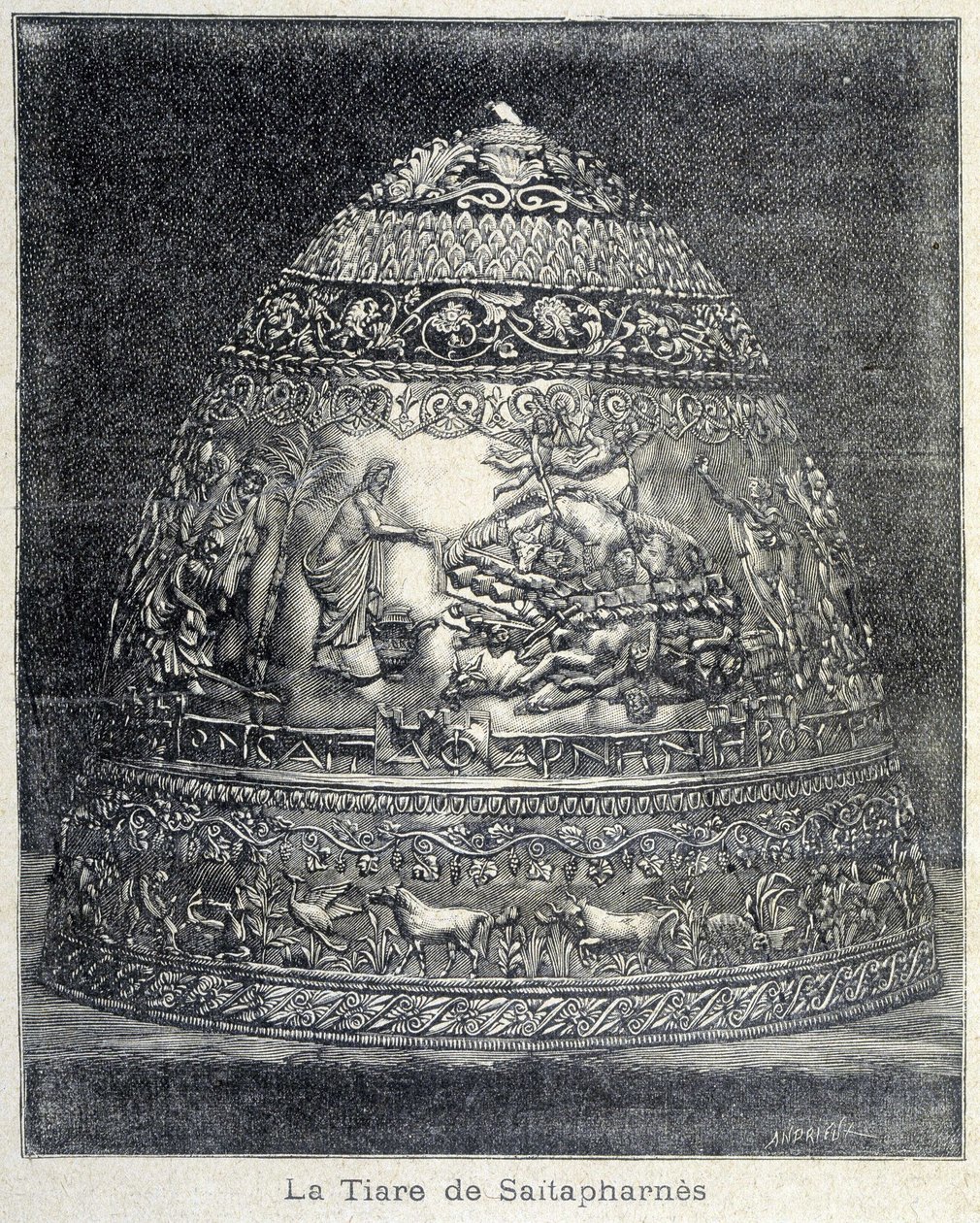 La tiara di Saitapharnès - in "Le Peute Parisien" da French School