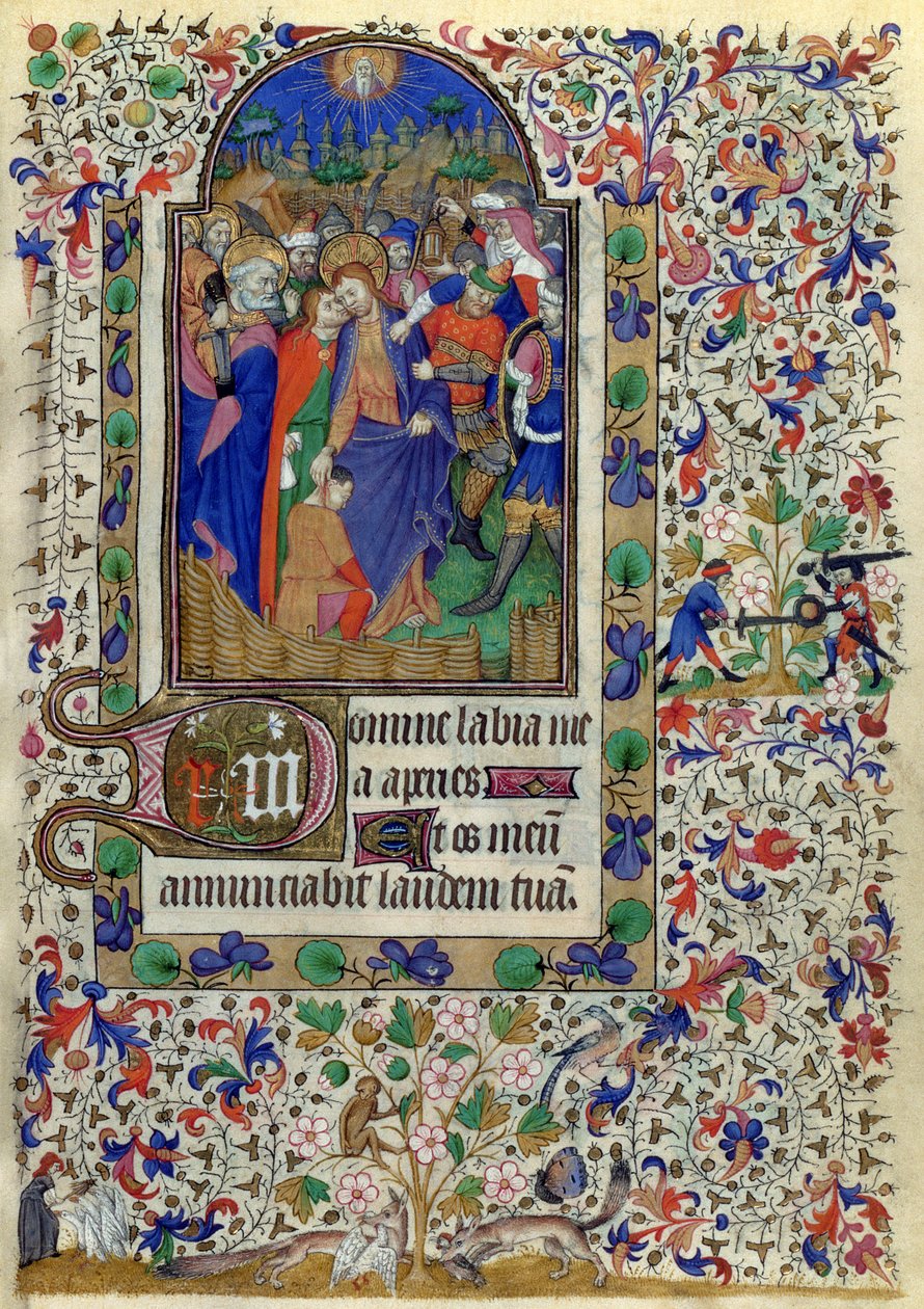 Il bacio di Giuda, dalle Ore di Margherita d