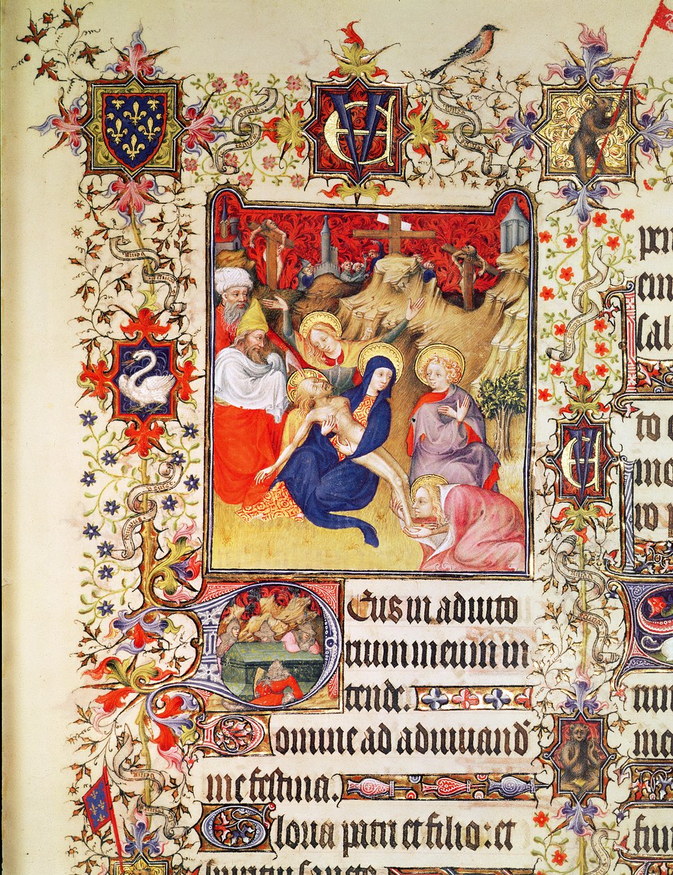Deposizione di Cristo, dalle Grandes Heures de Duc de Berry, 1409 da French School