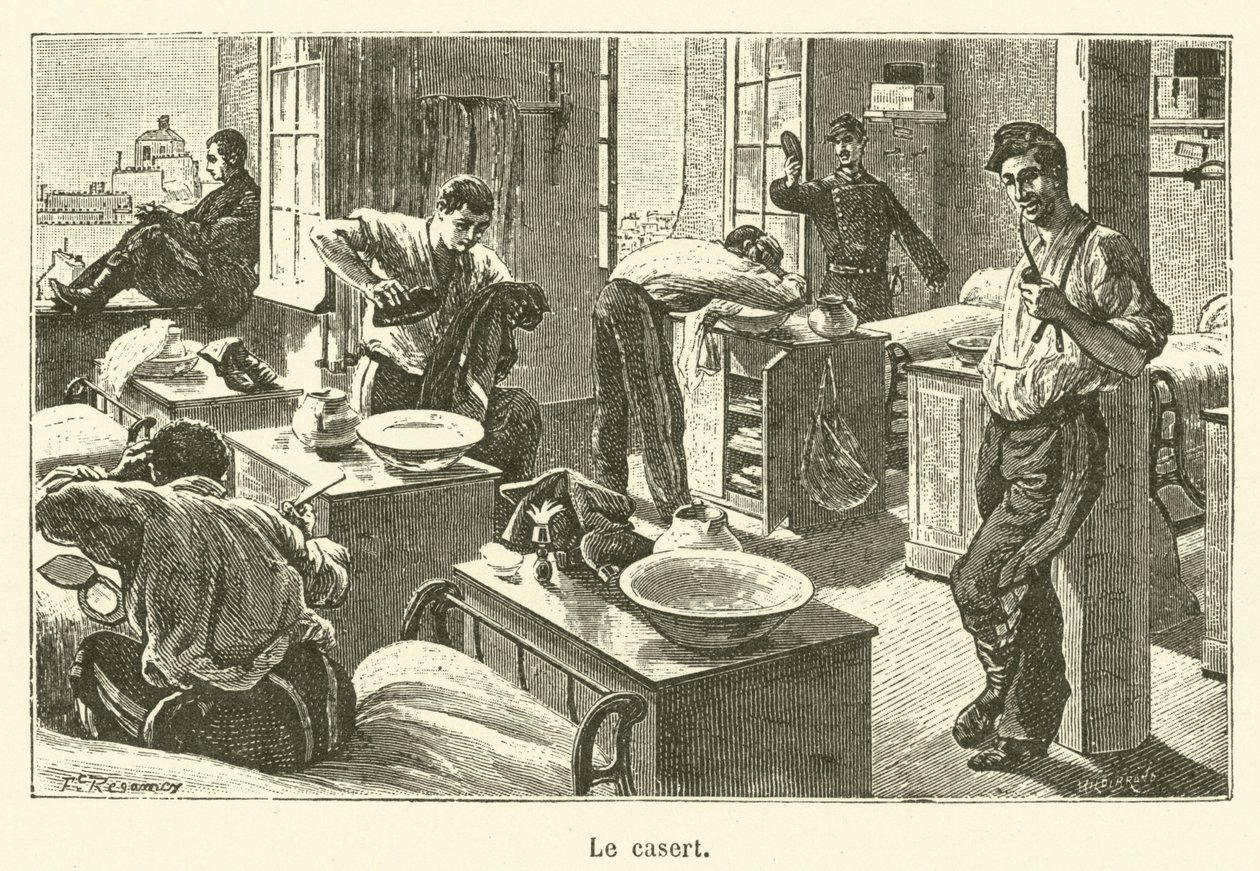 Le casert (incisione) da French School