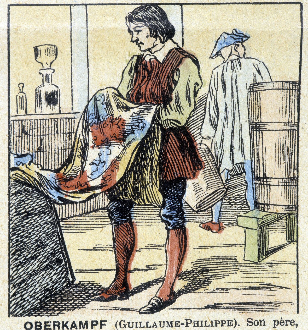 Il tintore Guillaume-Philippe Oberkampf da French School