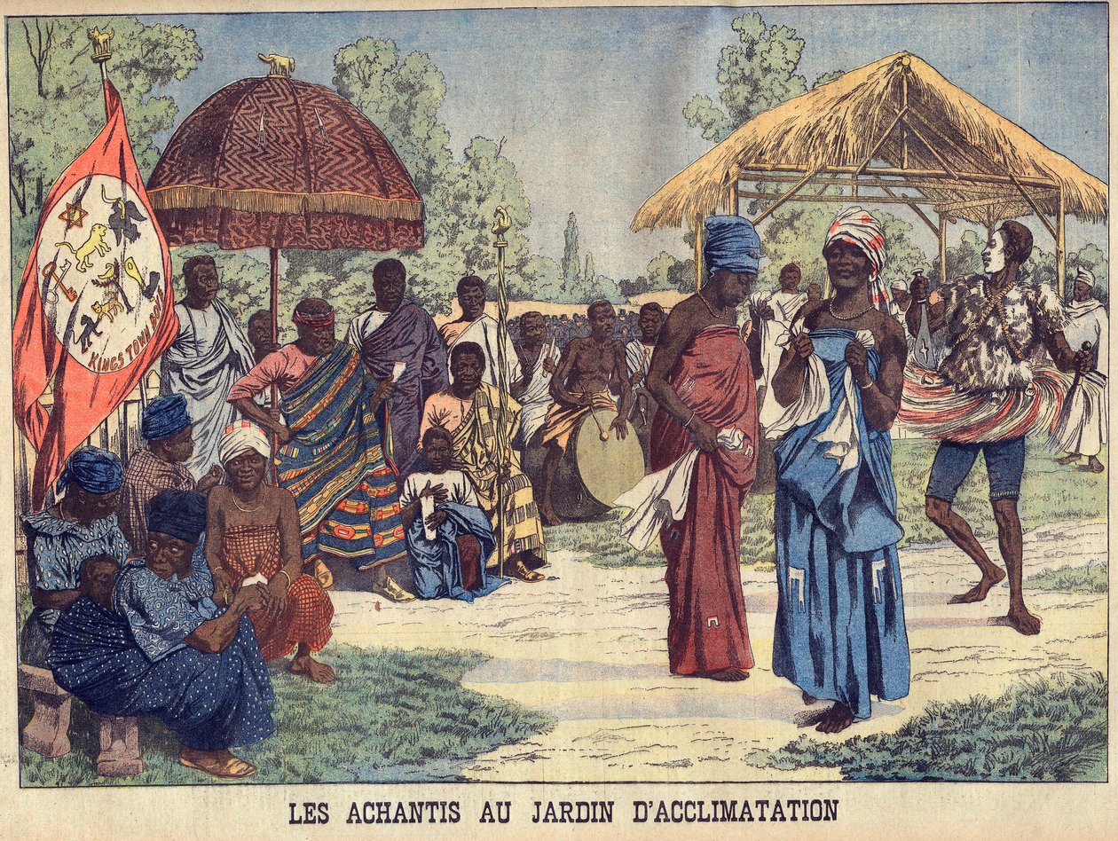 Gli Ashanti (Achanti o Asante) del Ghana al giardino d