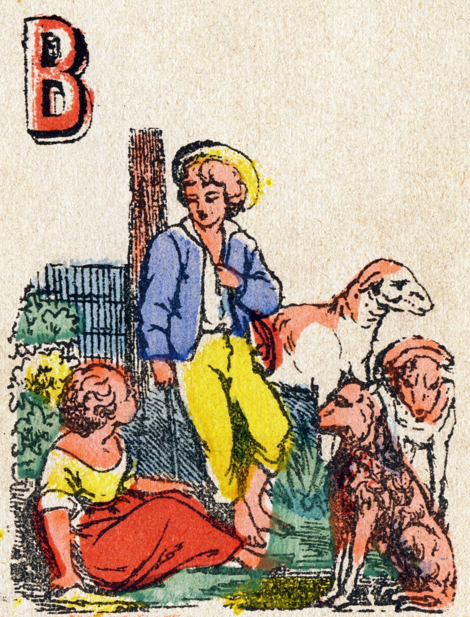 Lettera B Pastori da French School