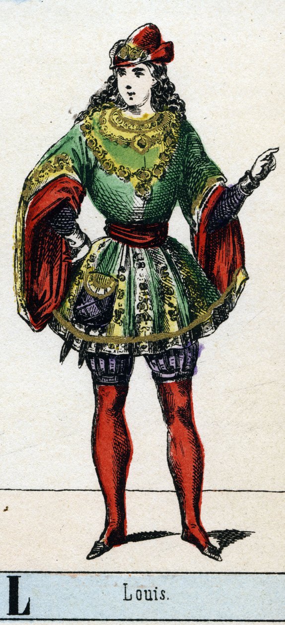 Lettera L come Luigi. Abecedario del Museo Teatrale. Immagini di Epinal, circa 1830 da French School
