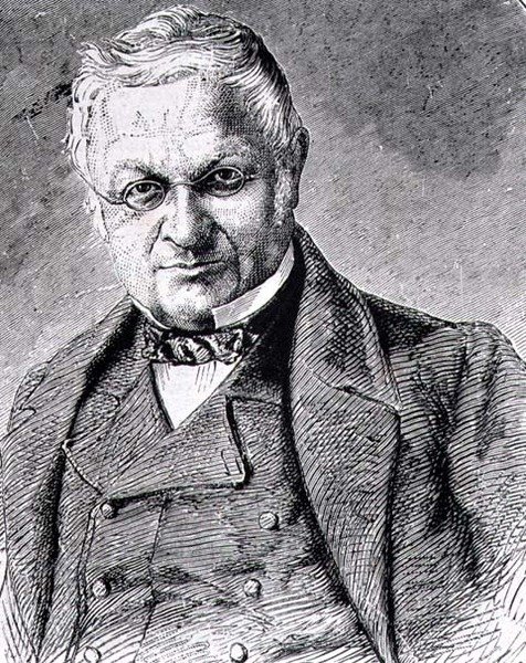 Louis-Adolphe Thiers (1797-1877) statista, storico e giornalista francese (incisione) da French School