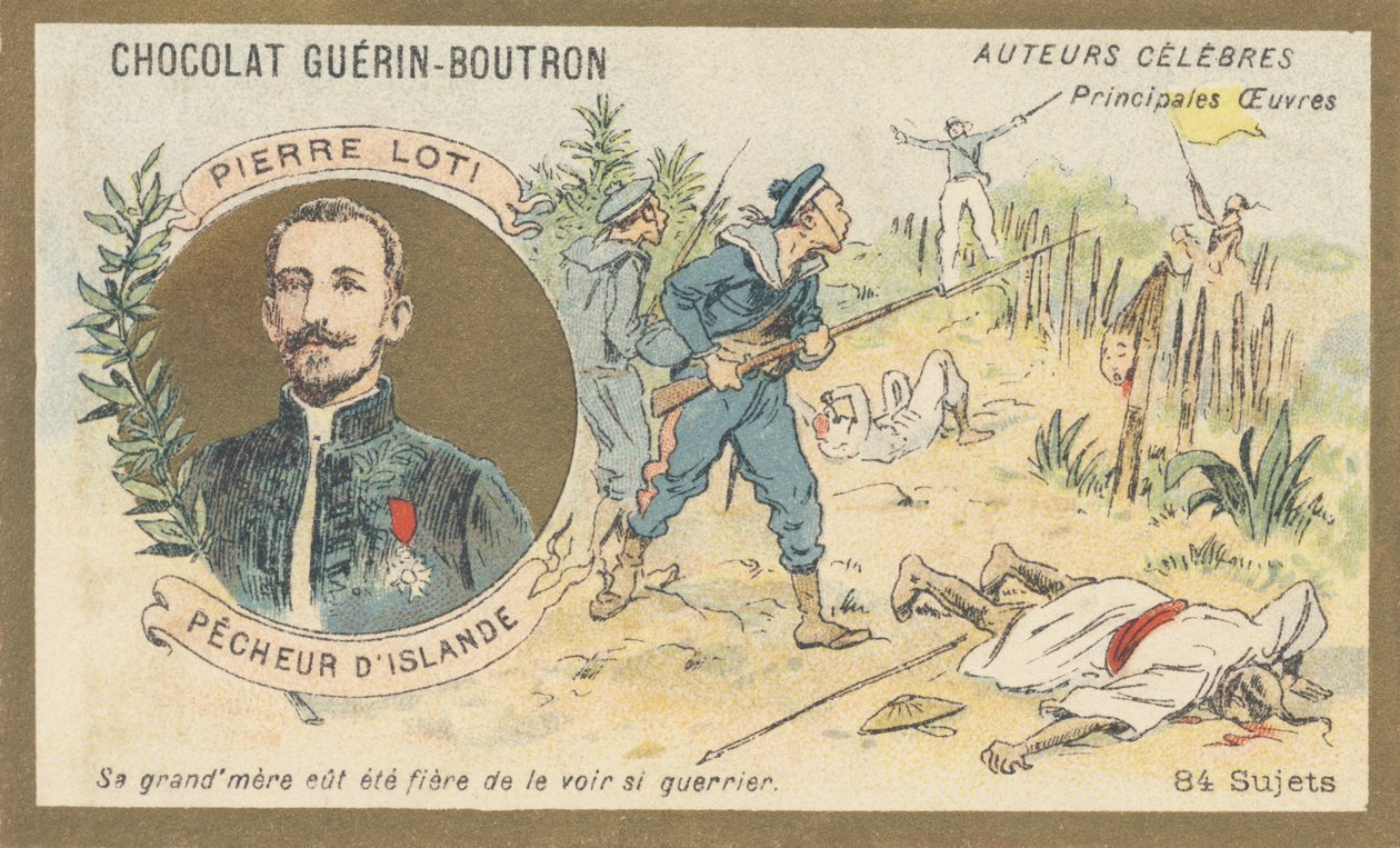 Louis-Marie-Julien Viaud detto Pierre Loti (1850-1923), scrittore e ufficiale di marina francese, autore di “Pescatore d