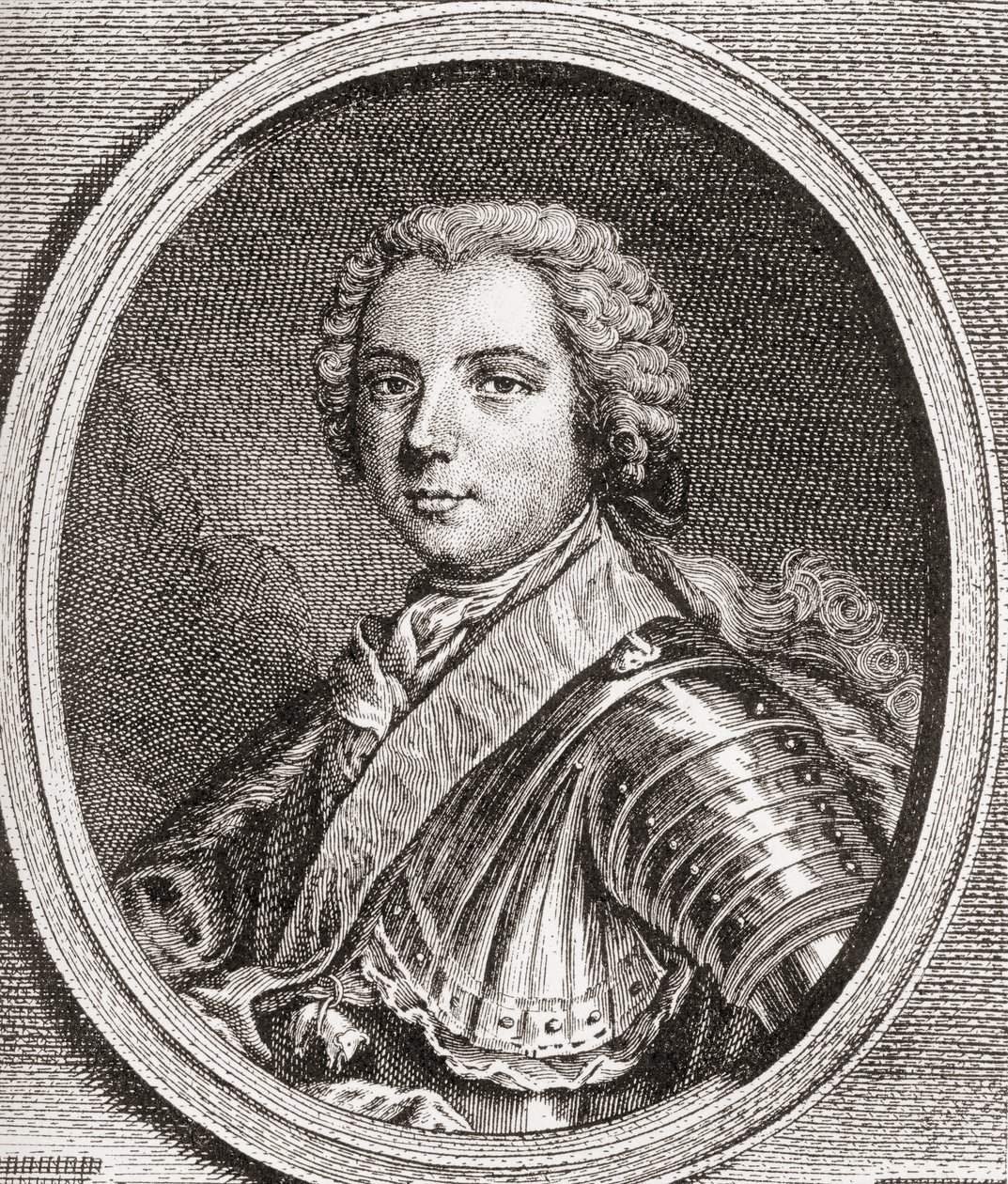 Luigi, Delfino di Francia, 1729-1765. Unico figlio sopravvissuto del re Luigi XV. Da Les Heures Libres pubblicato nel 1908 da French School