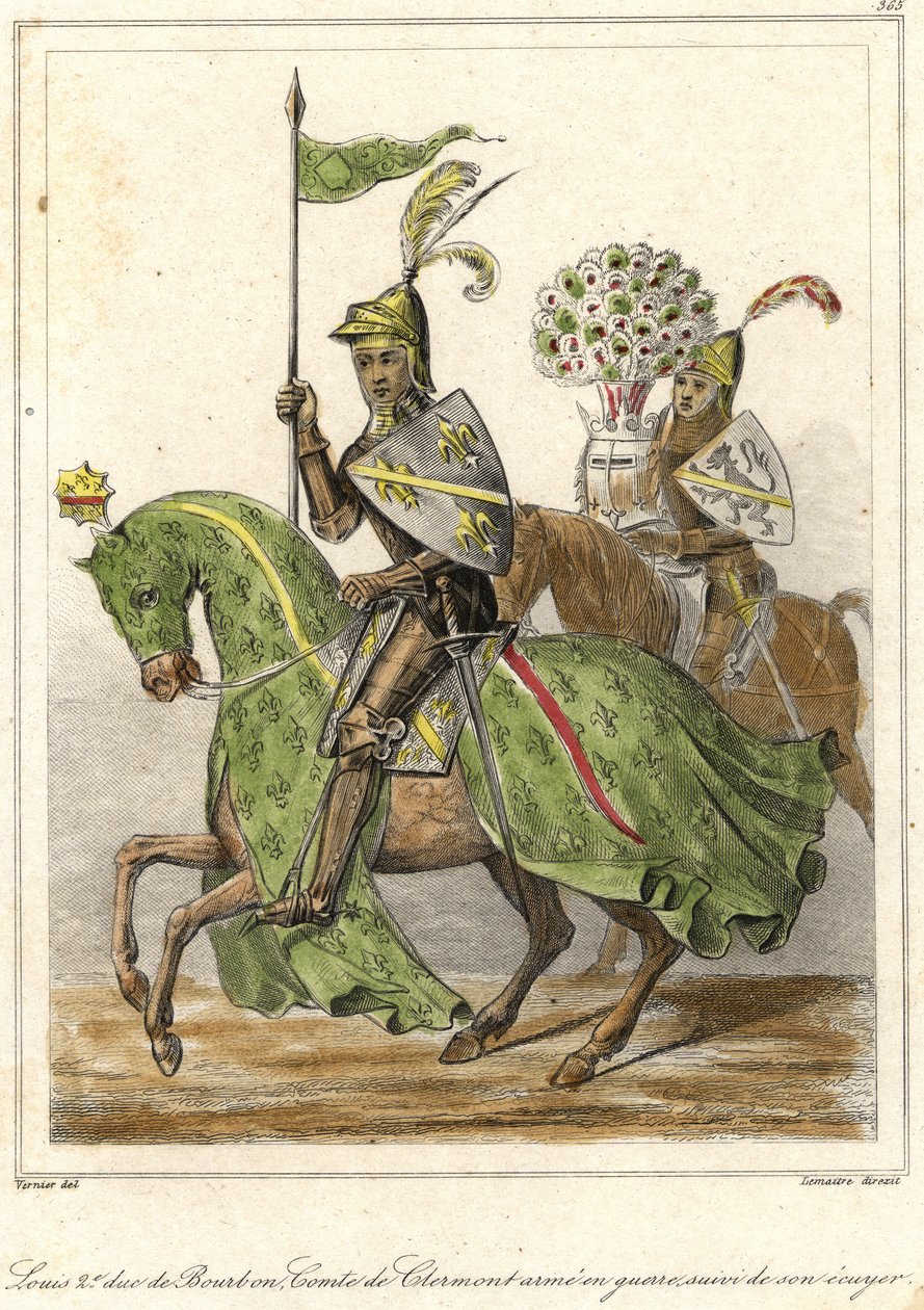 Luigi II, detto il buono (1337 - 1410), duca di Borbone (1356), conte di Clermont da French School