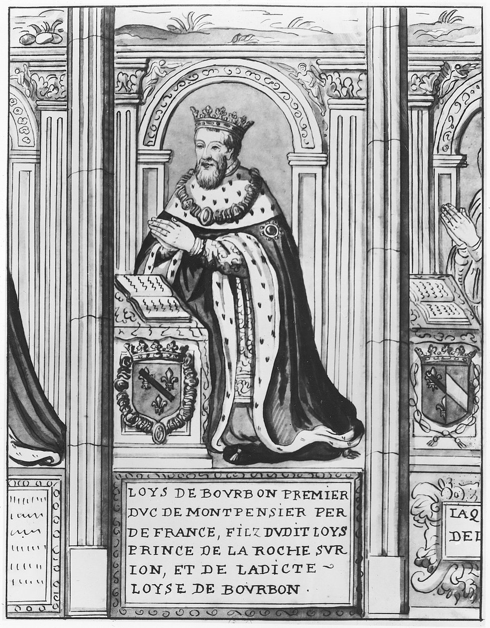 Luigi II di Borbone, Duca di Montpensier da French School