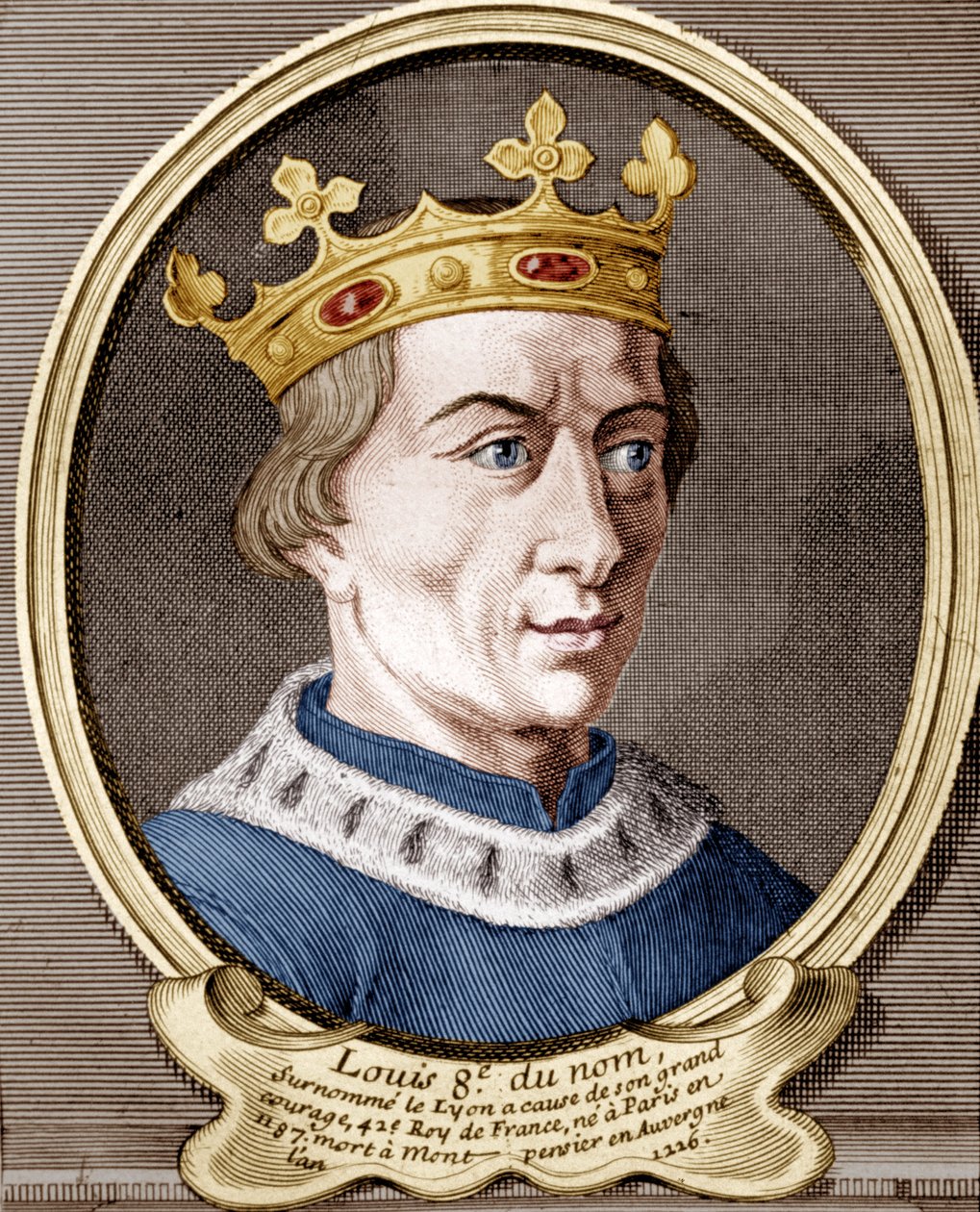 Luigi VIII, Re di Francia da French School