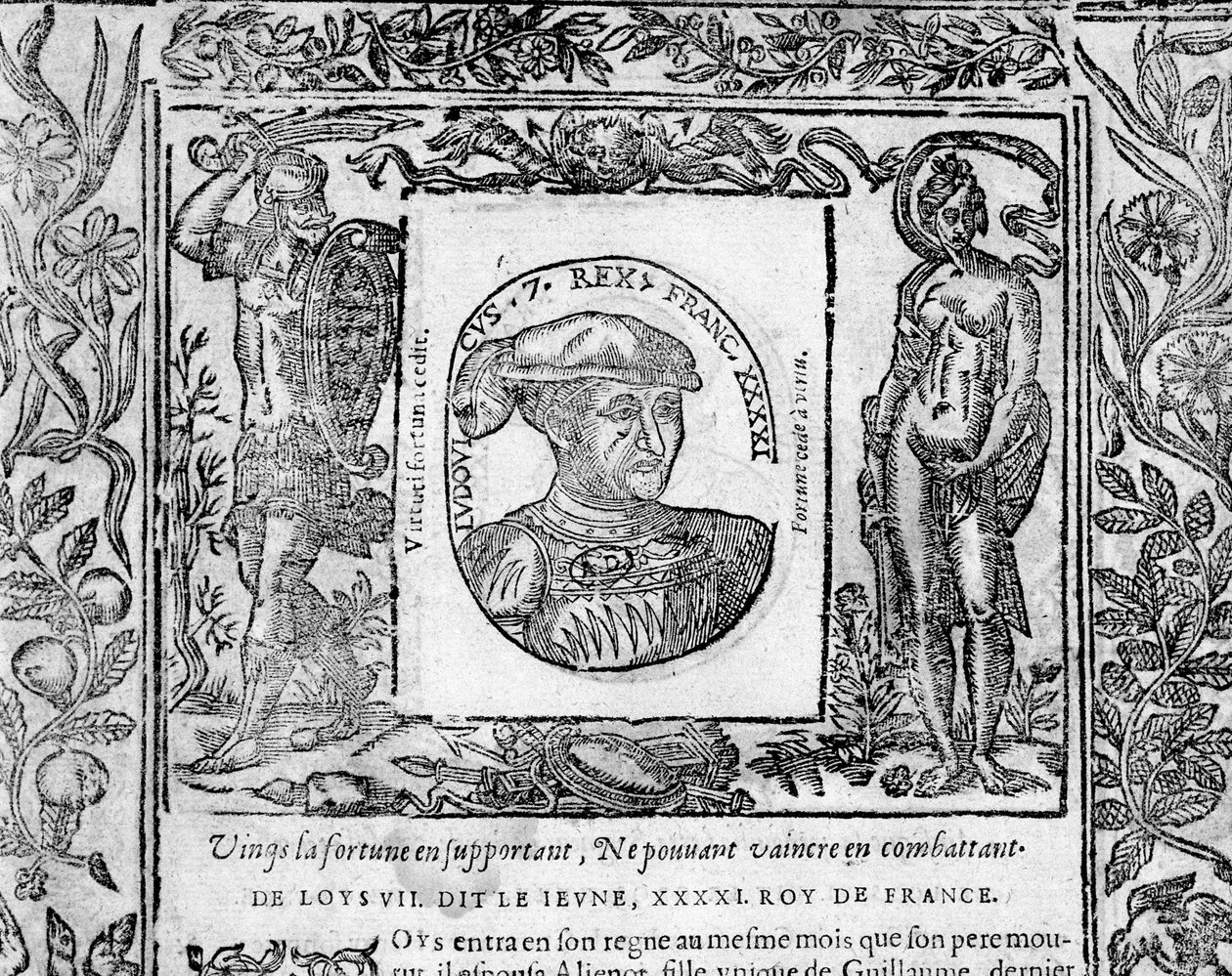 Luigi VII il Giovane da French School