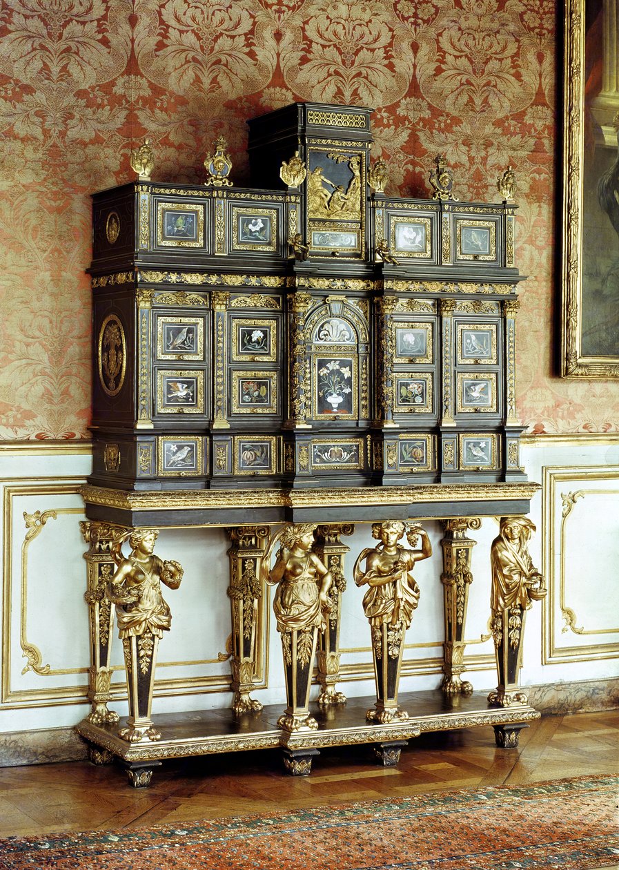Armadio gioielli di Luigi XIV, Gobelins Workshop, c.1685 da French School