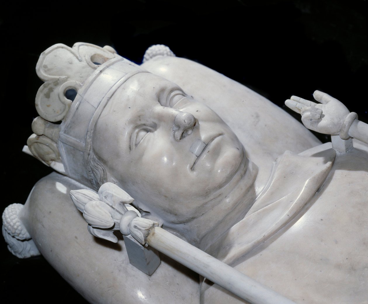 Morte di Re Carlo VI (1368-1422) Basilica di Saint Denis, Saint Denis da French School