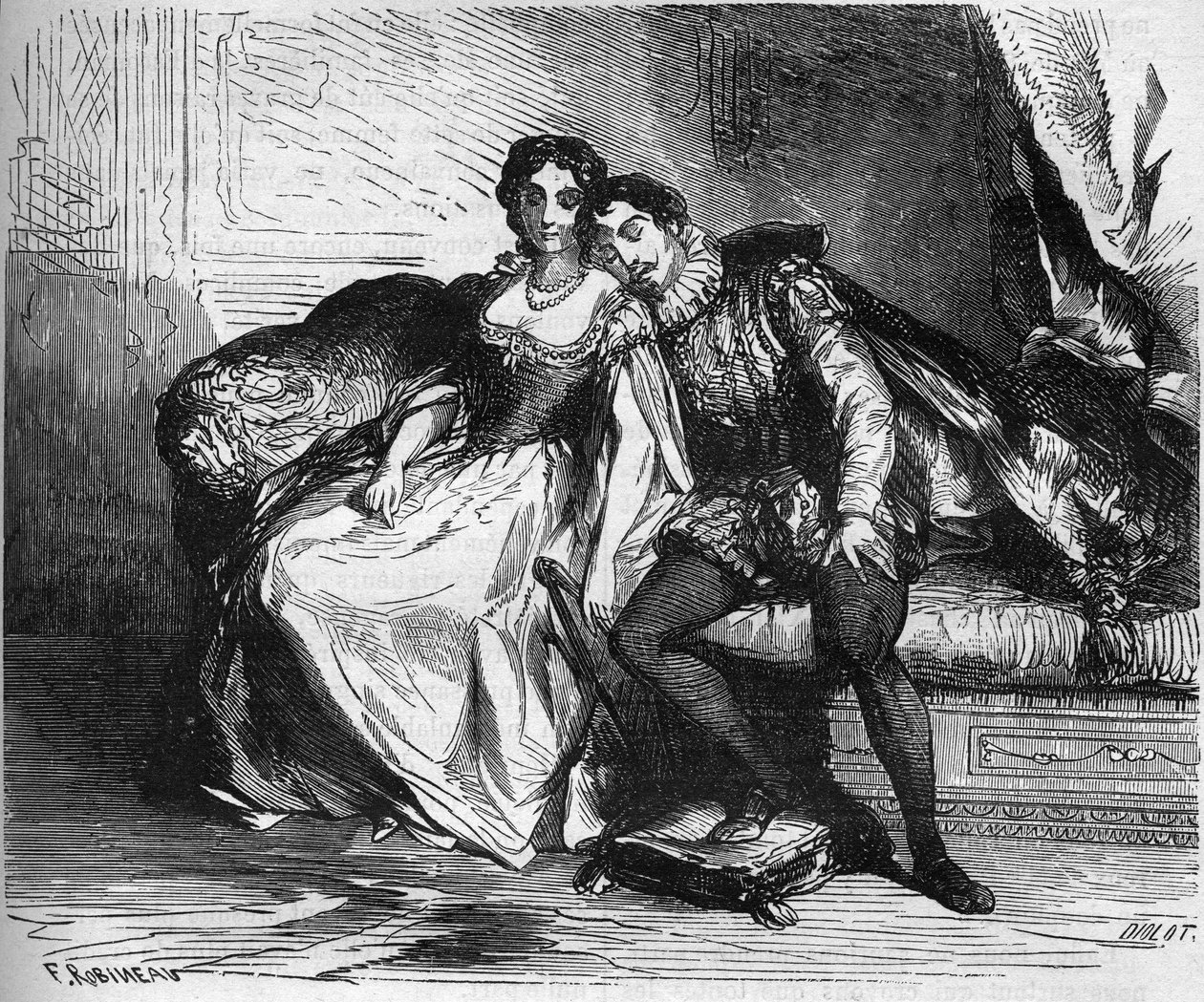 Madame de Sauve, agendo per conto della regina Caterina de
