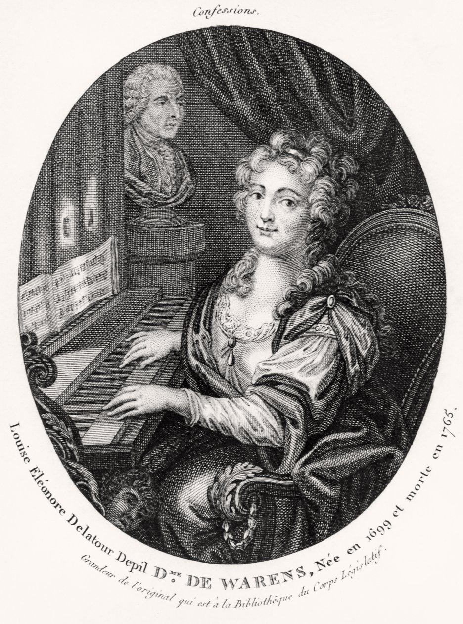 Madame de Warens, c.1789 (incisione) da French School