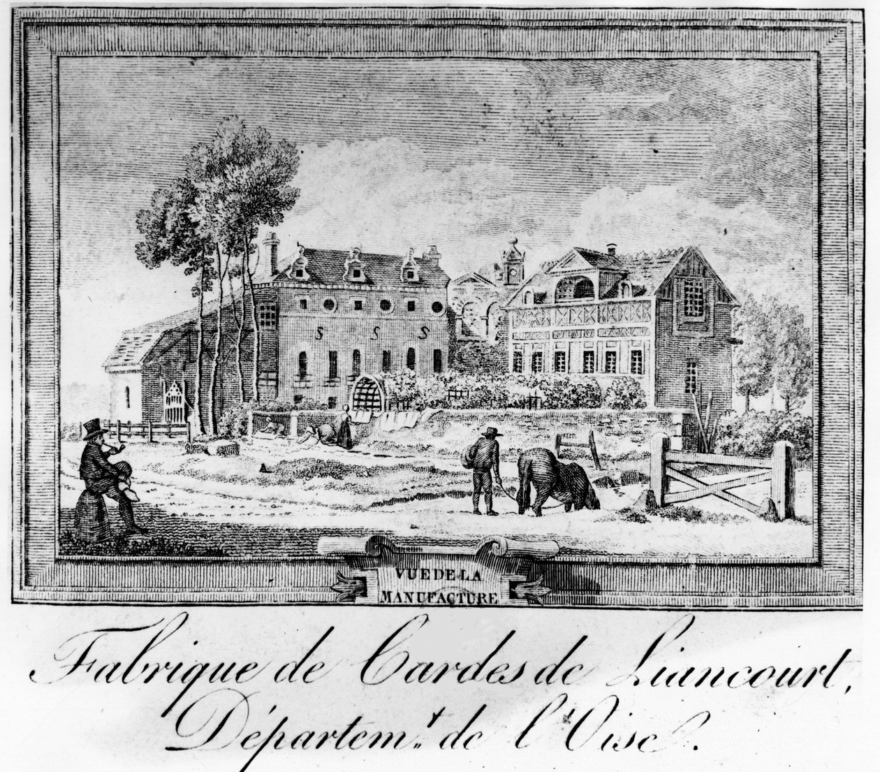 Manifattura, Duca di La Rochefoucauld a Liancourt; Fabbrica di corde di Liancourt, Dipartimento dell