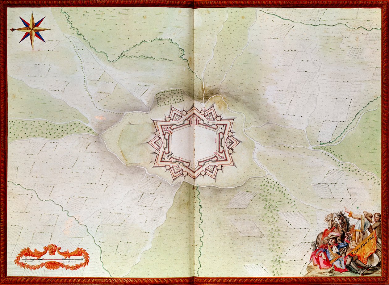 Mappa di Phalsbourg, dall