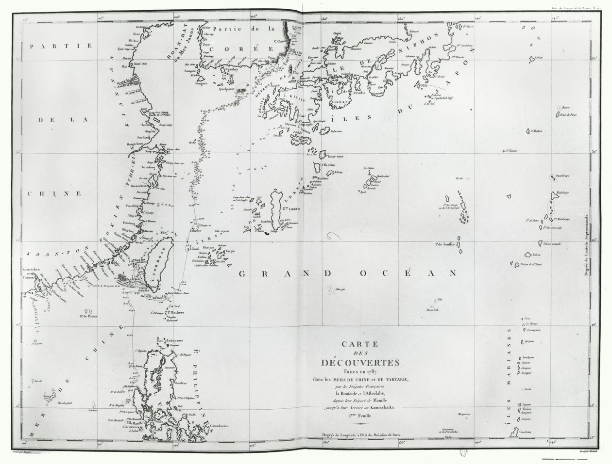 Mappa del Mar Cinese Meridionale, dall