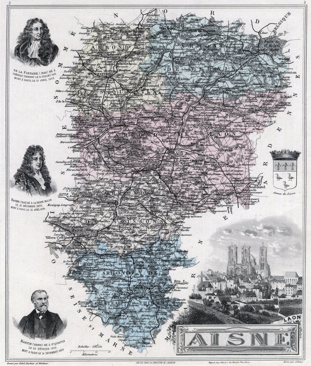 Mappa del dipartimento dell