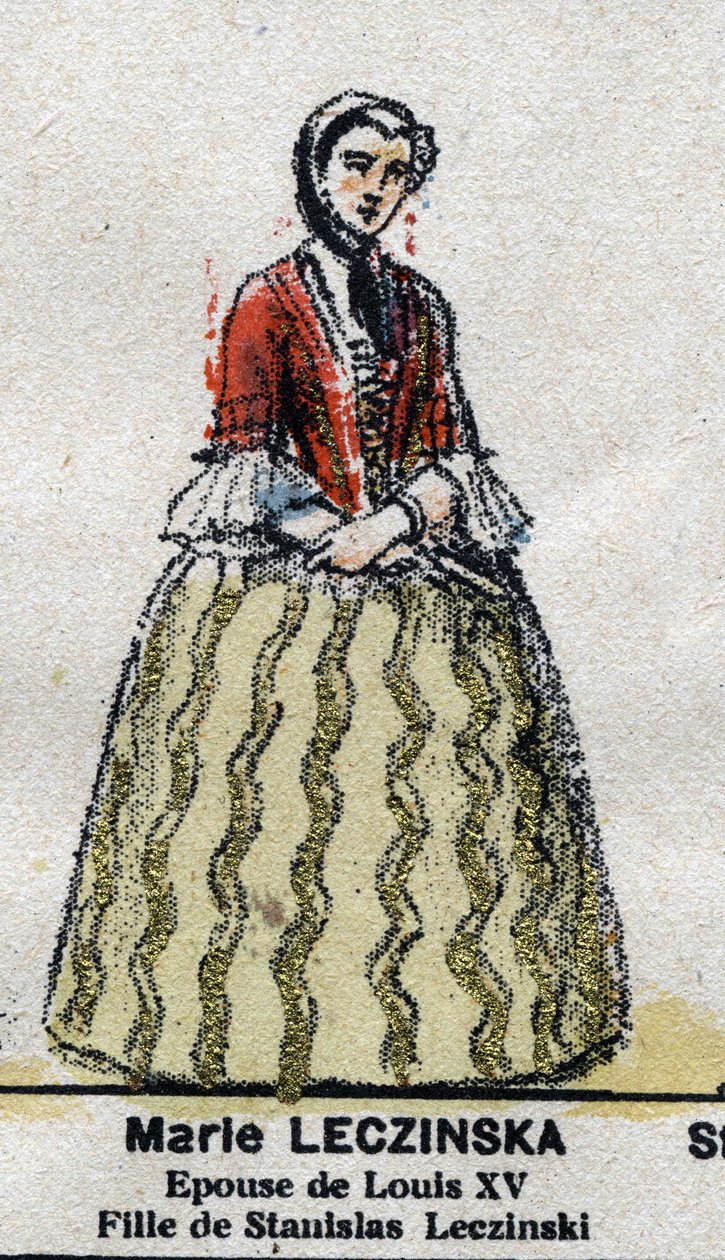 Maria Leszczynska (1703-1768), regina di Francia, moglie di Luigi XV. In 
