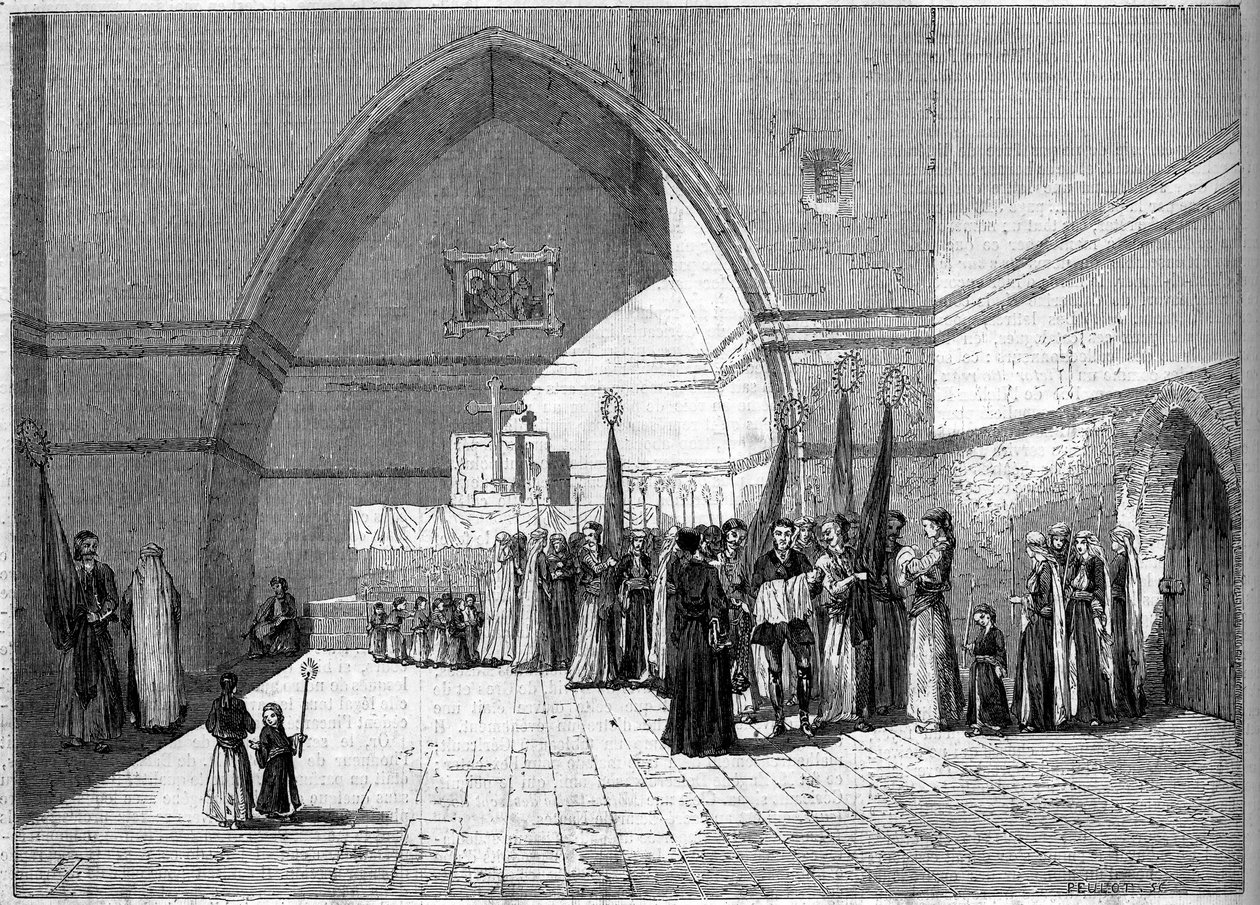Rito maronita - Battesimo in una famiglia di Metualis - Beirut da French School