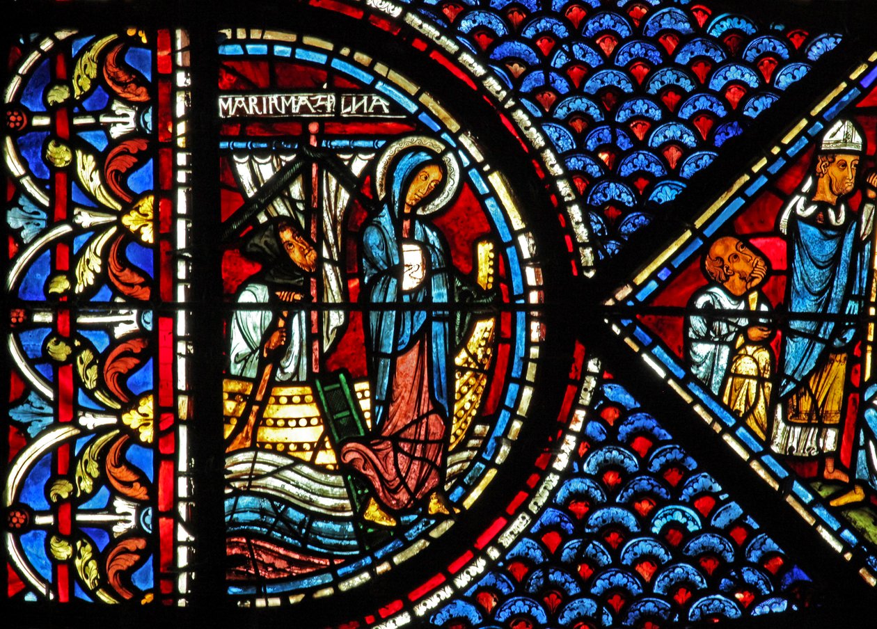 Finestra di Maria Maddalena: Maria sbarca in Provenza da French School
