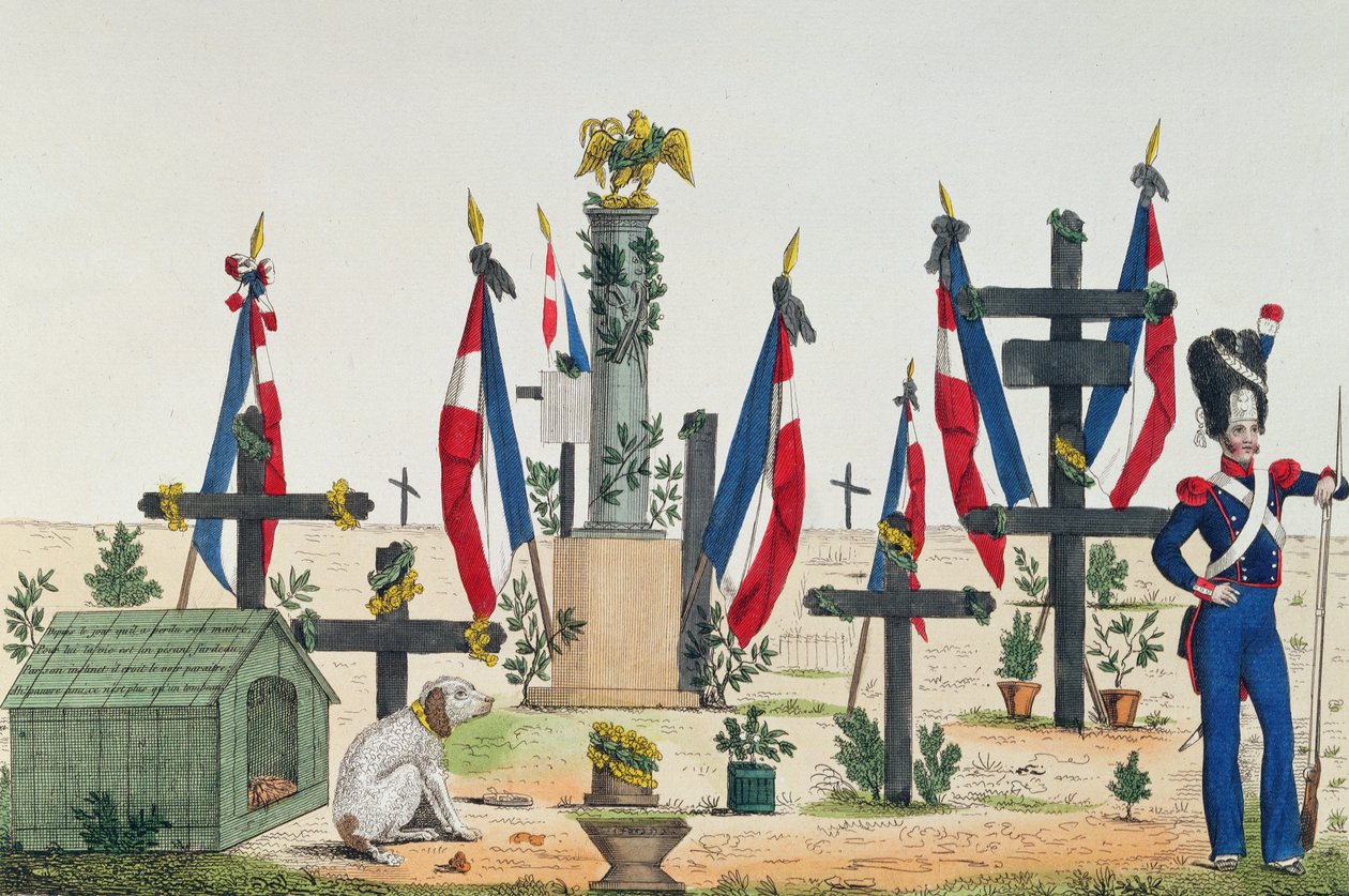 Medor, il fedele cane del Louvre, c.1831 da French School