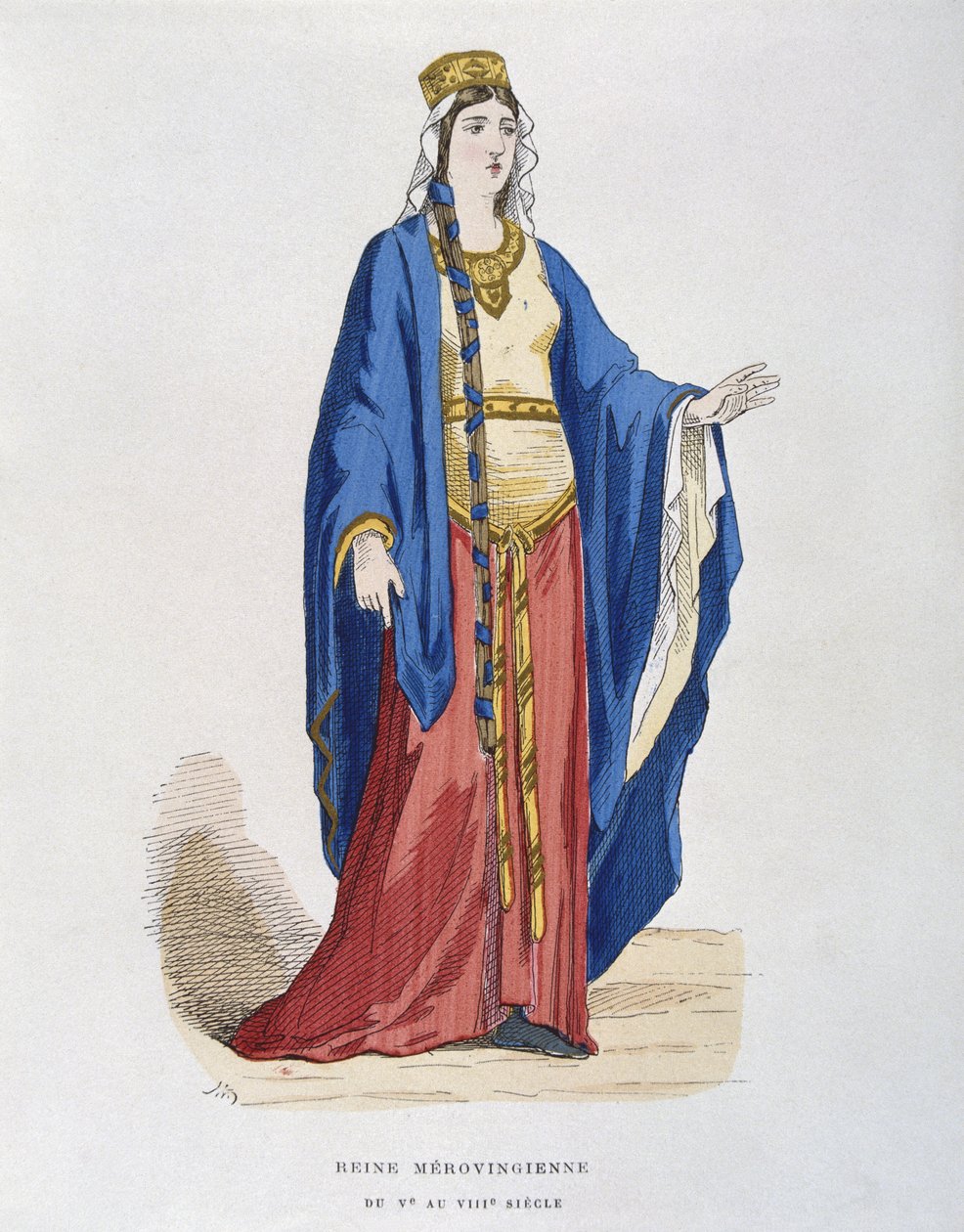 Regina merovingia, dal V all