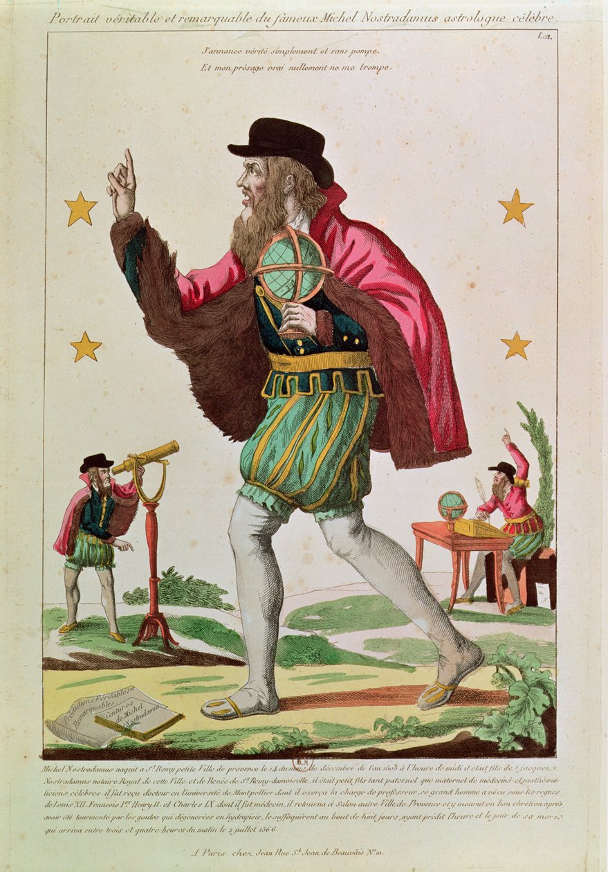 Michel Nostradamus (1503-66) da French School