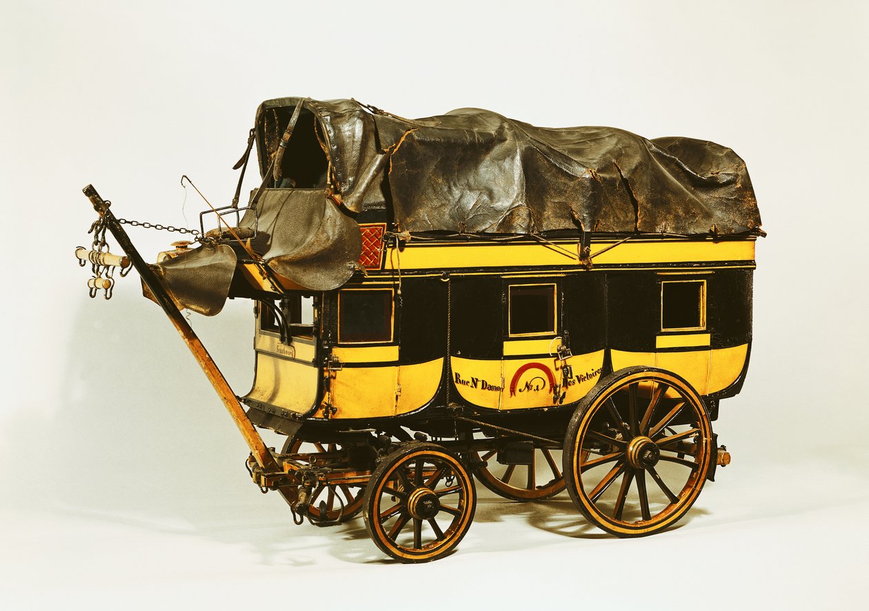 Modello di un omnibus a quaranta posti da French School