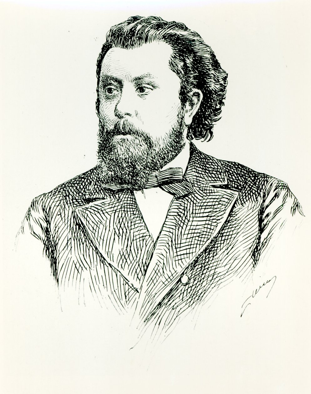 Modest Petrovich Mussorgsky (1835-81), illustrazione da L