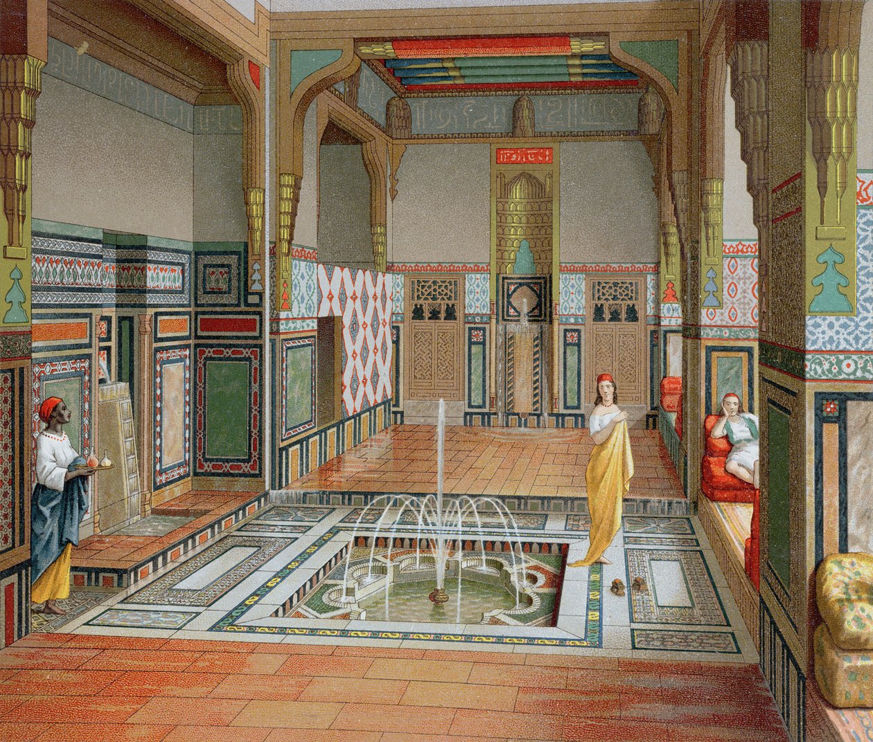 Interno moresco, c.1880 da French School