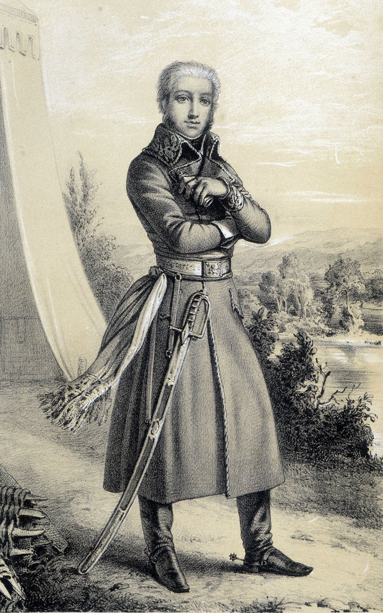 Moreau - in "Galerie historique de la Revolution francaise" di Albert Maurin da French School