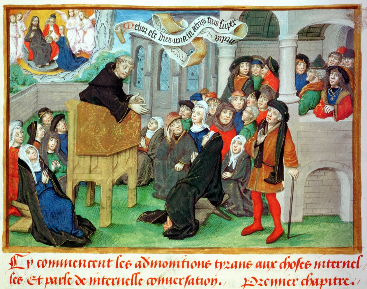 Ms.230 fol.57 Monaco che Predica sull