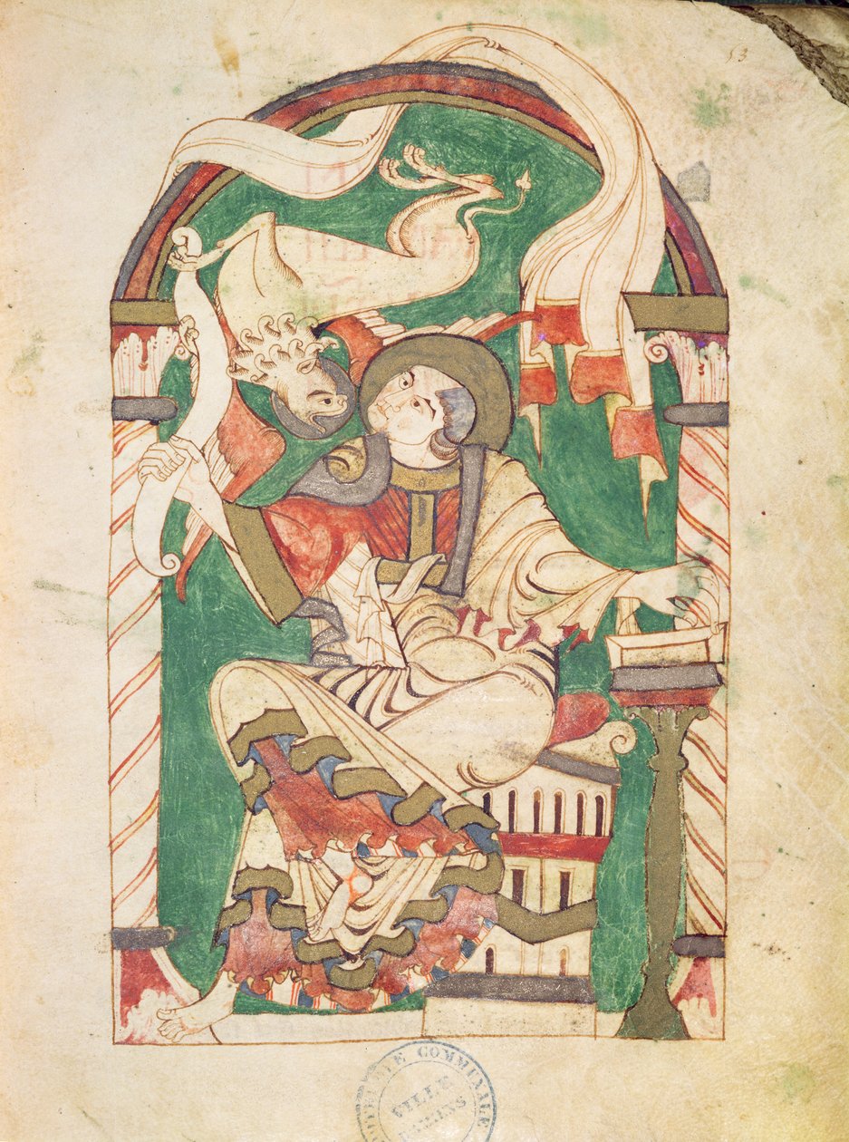 Ms 24 fol.53 San Marco, da un vangelo dell
