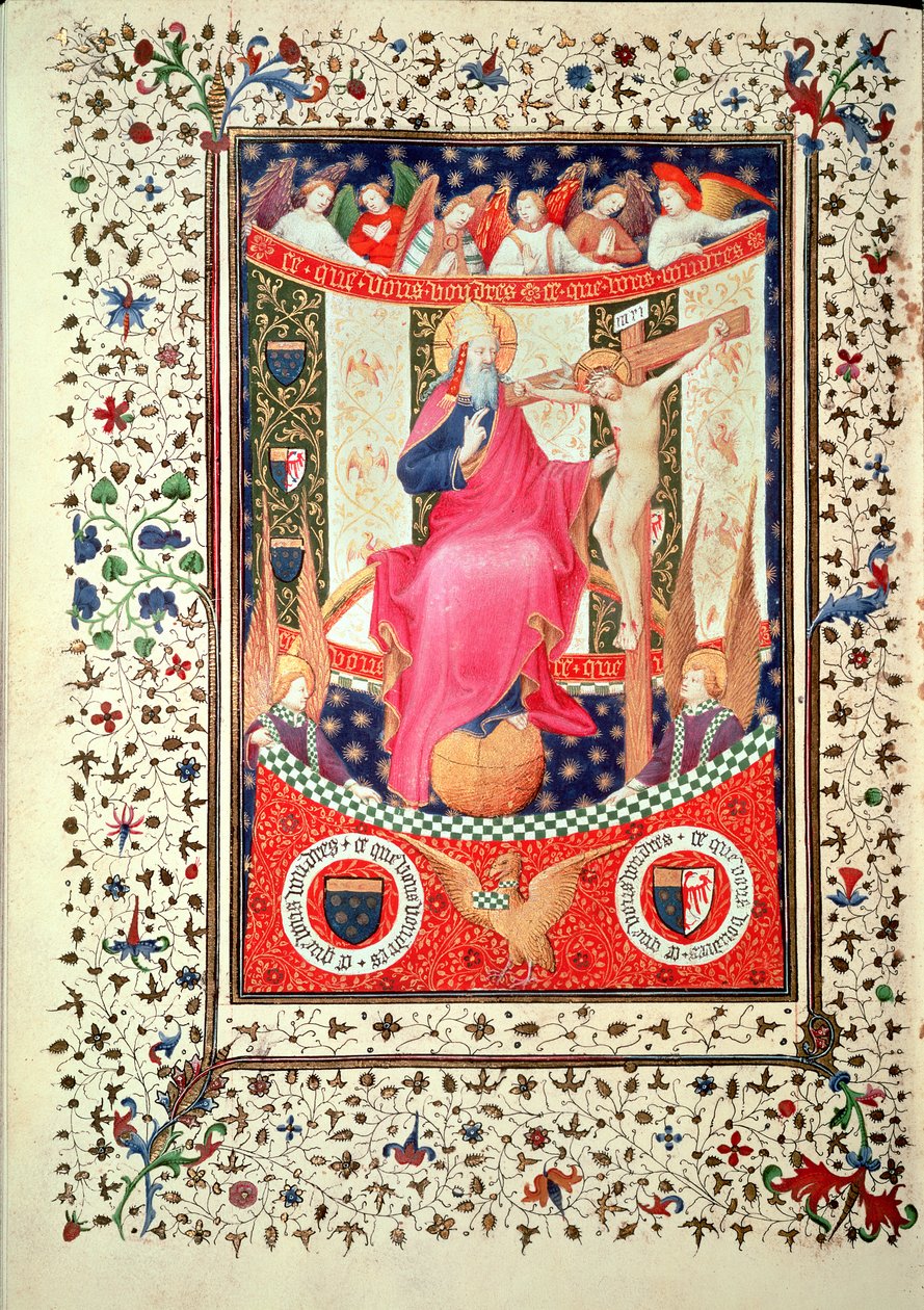 La Trinità, dalle Ore di Boucicaut, c.1410 da French School