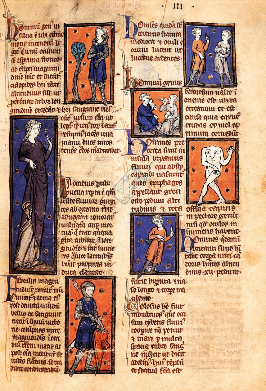 Ms 320 Fol.46r Mostri, da 