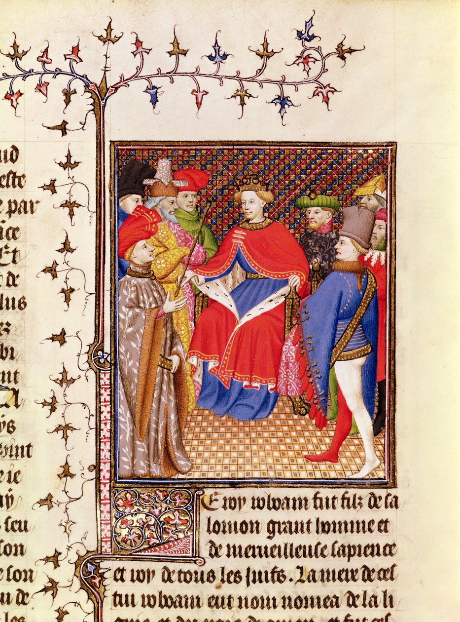 Ms 5193 Fol.52r Rosane risponde agli inviati del popolo, dall