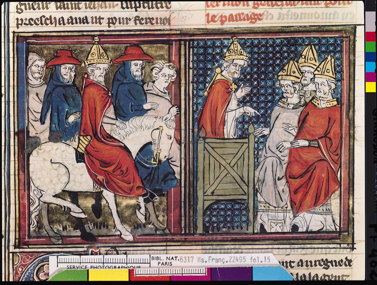 Ms Fr 22495 Fol.15 Il Concilio di Clermont e l
