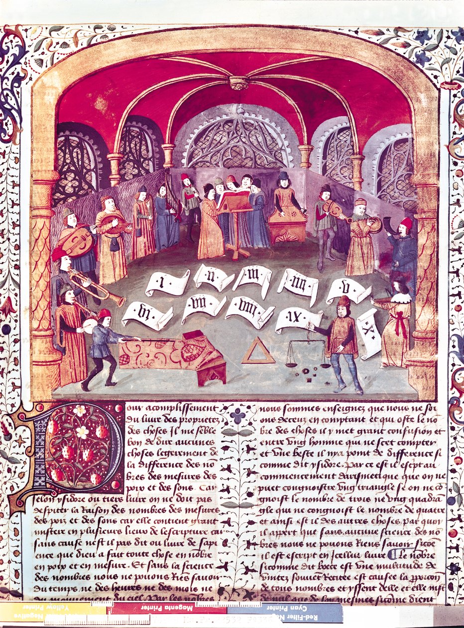 Ms Fr 22532 fol.336 Concerto, da Des Proprietez des Choses di Barthelemy l