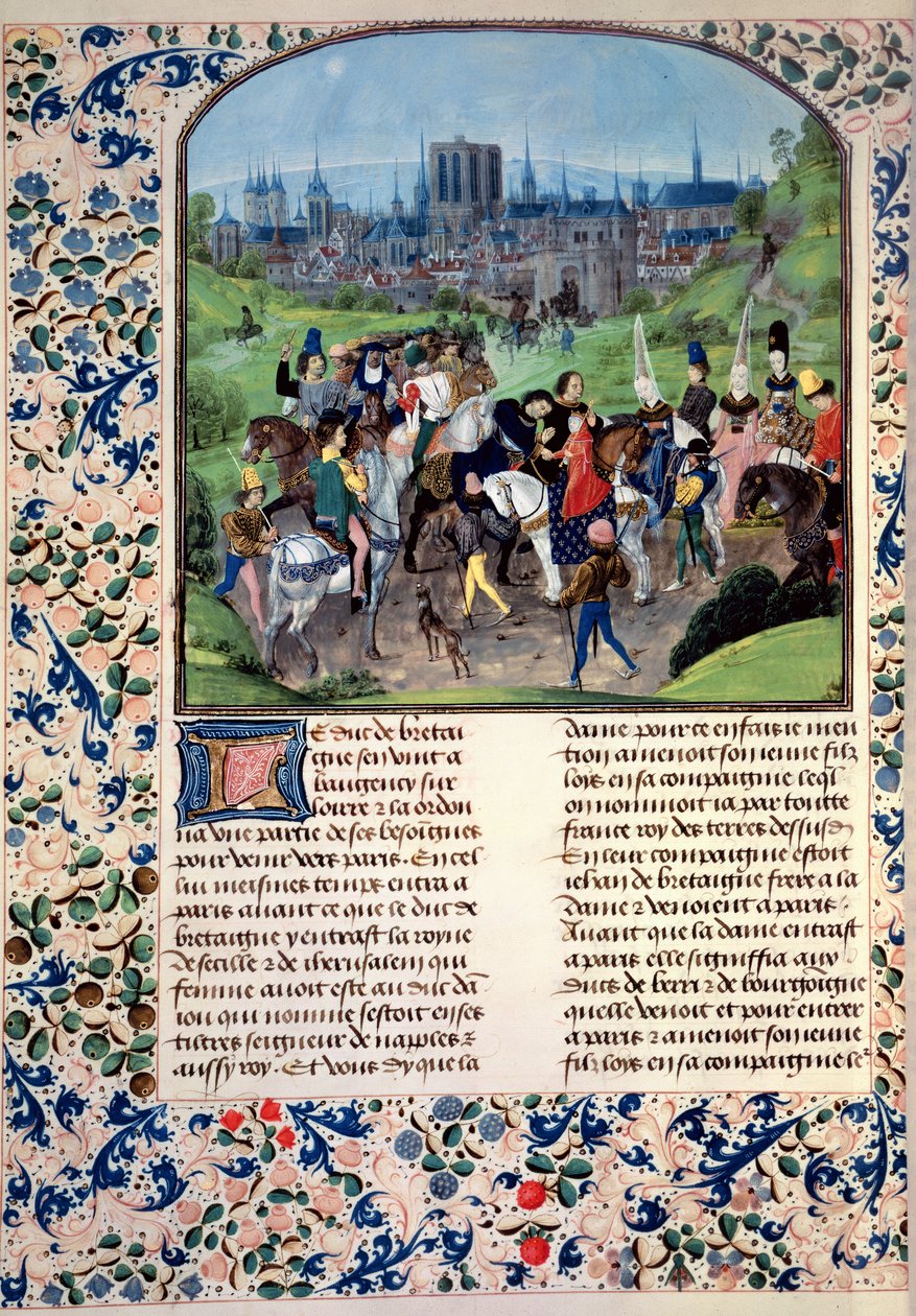 Ingresso del giovane Luigi II d