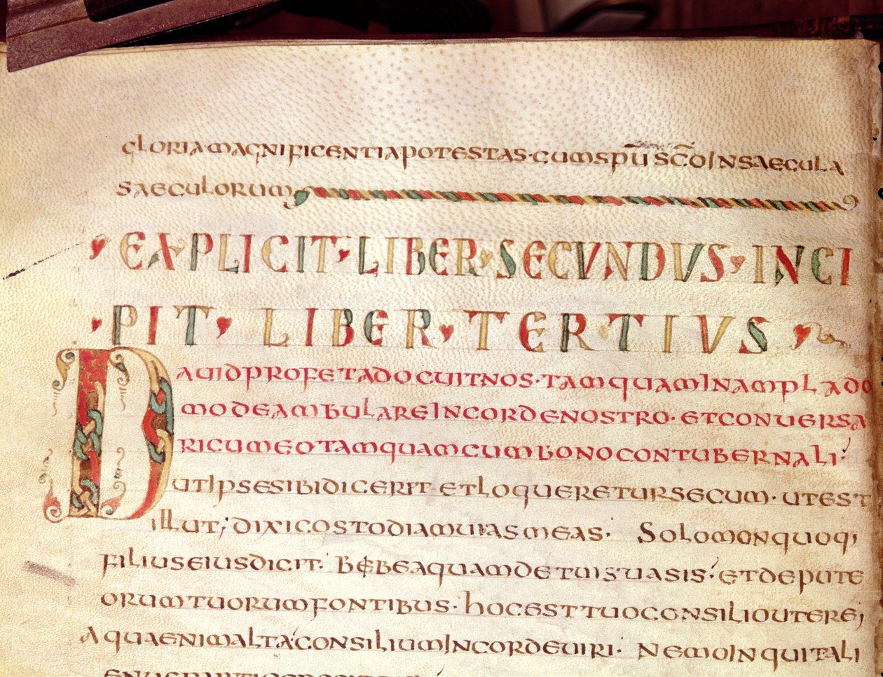 Ms Lat 1732 Fol.67v Iniziale istoriate D, da un
