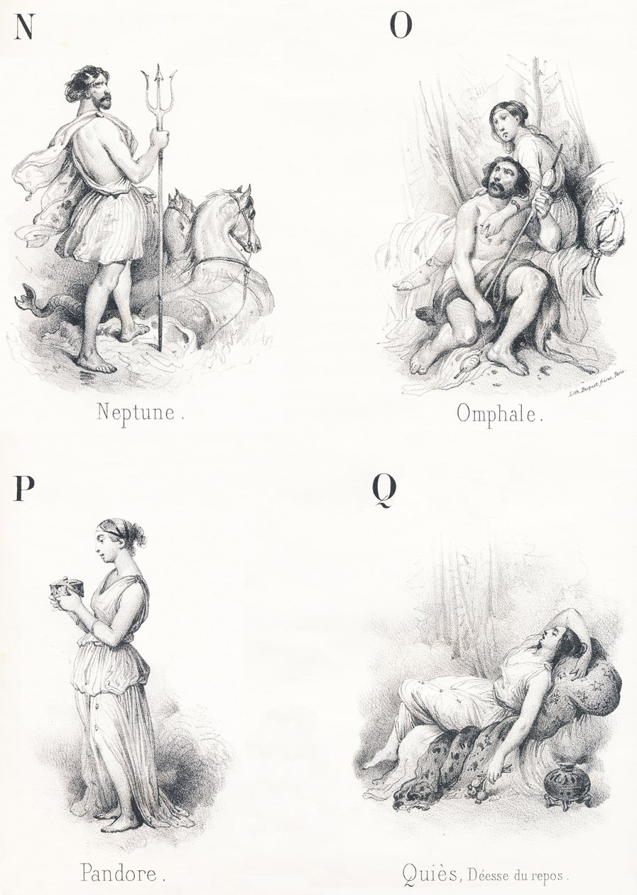 N O P Q: Nettuno, Omphal, Pandora, Quies da French School