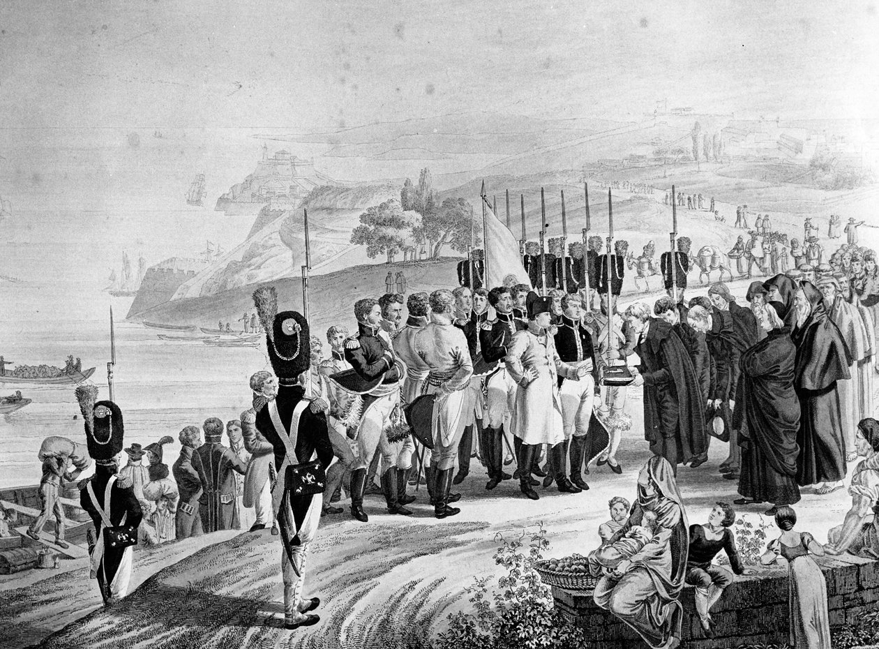 Napoleone che arriva sull
